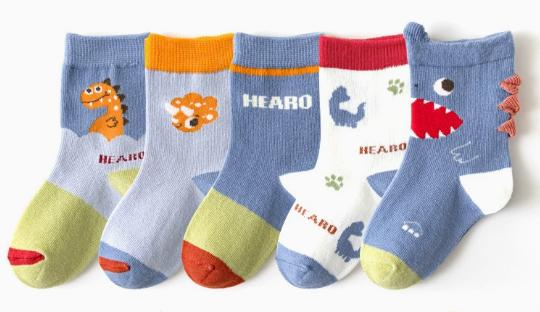 Set van 5 Sokken – Sportieve & Trendy Designs