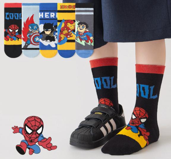 Set van 5 Sokken – Sportieve & Trendy Designs