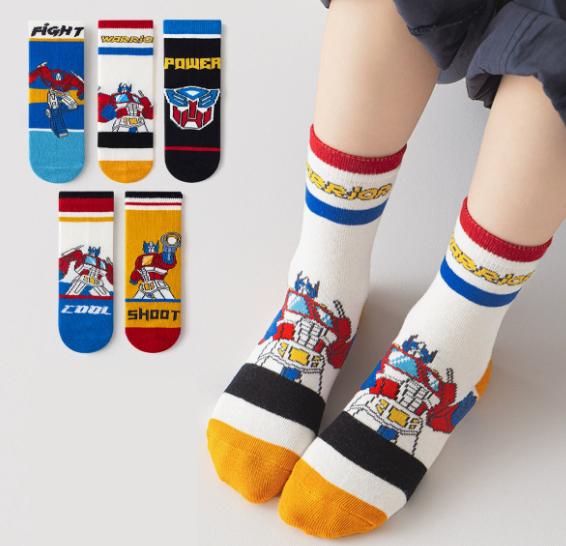 Set van 5 Sokken – Sportieve & Trendy Designs