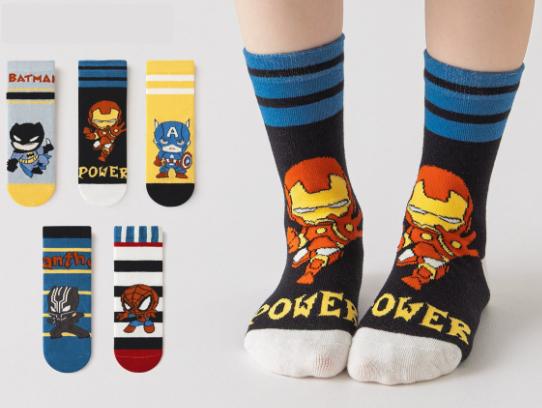 Set van 5 Sokken – Sportieve & Trendy Designs