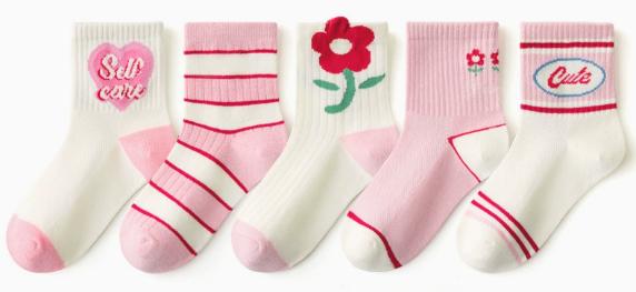 Set van 5 Sokken – Sportieve & Trendy Designs
