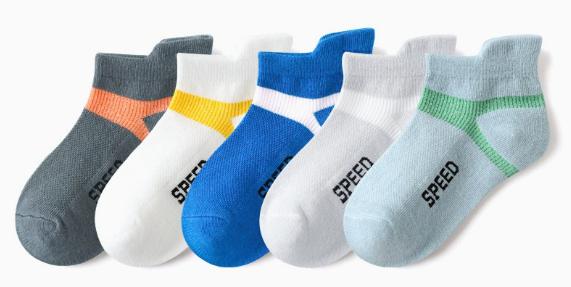Set van 5 Sokken – Sportieve & Trendy Designs