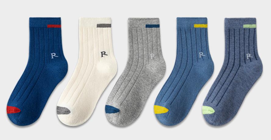 Set van 5 Sokken – Sportieve & Trendy Designs