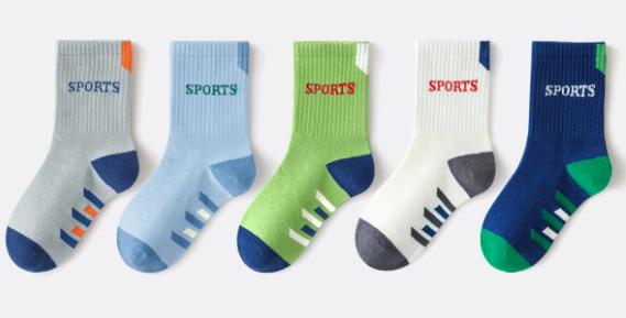 Set van 5 Sokken – Sportieve & Trendy Designs