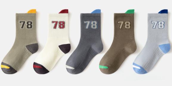Set van 5 Sokken – Sportieve & Trendy Designs