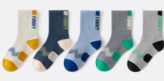 Set van 5 Sokken – Sportieve & Trendy Designs