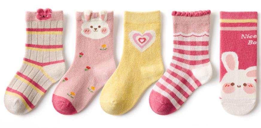 Set van 5 Sokken – Sportieve & Trendy Designs